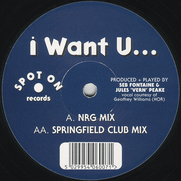 Itchy + Scratchy* : I Want U... (12")