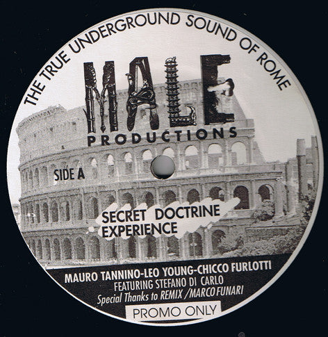 The True Underground Sound Of Rome : Secret Doctrine (12", Promo)