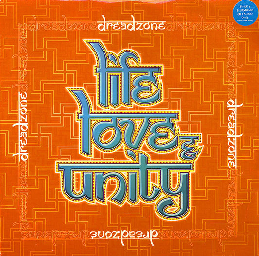 Dreadzone : Life Love & Unity (12", Single, Ltd)