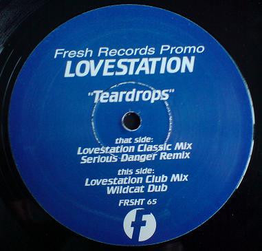 Lovestation : Teardrops (Promo 1) (12", Promo)