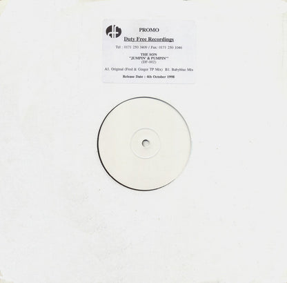 The Son : Jumpin' & Pumpin' (12", Promo, W/Lbl)