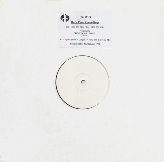 The Son : Jumpin' & Pumpin' (12", Promo, W/Lbl)