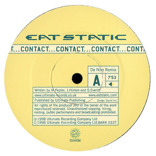 Eat Static : Contact... (12")