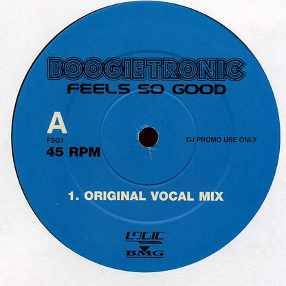 Boogietronic : Feels So Good (2x12", Promo)