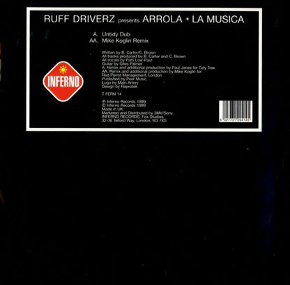 Ruff Driverz Presents Arrola : La Musica (12")