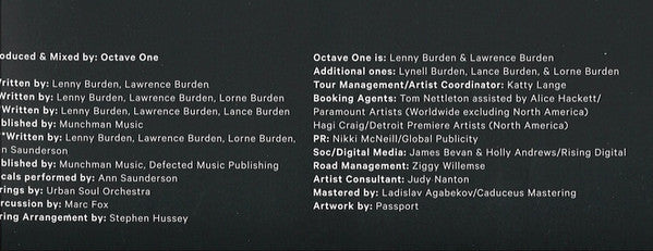 Octave One : Love By Machine (2x12", Album)