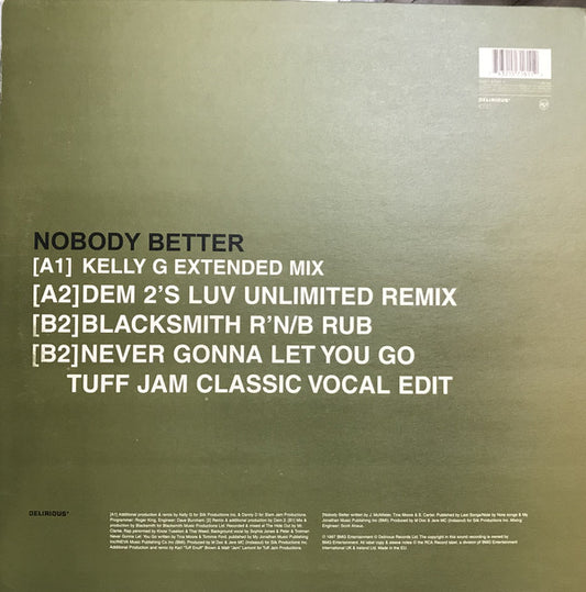 Tina Moore : Nobody Better (12", Single)