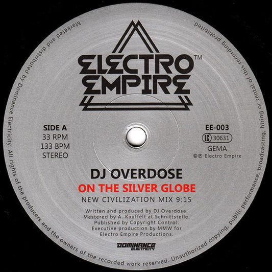 DJ Overdose : On The Silver Globe (12")