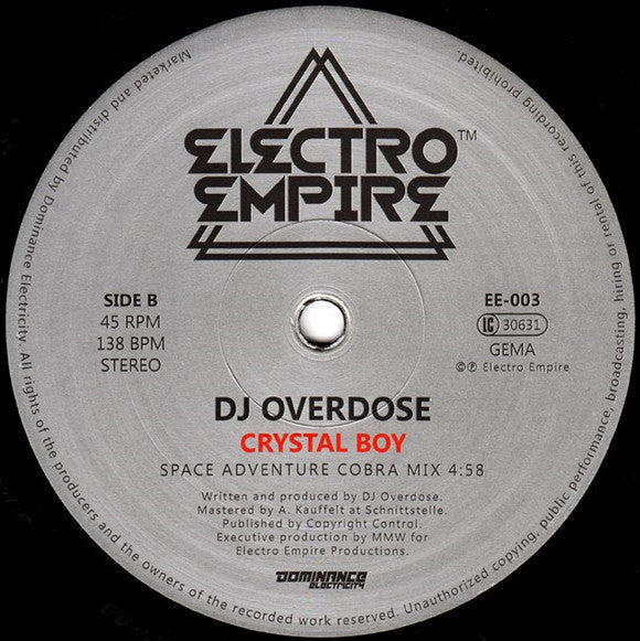 DJ Overdose : On The Silver Globe (12")