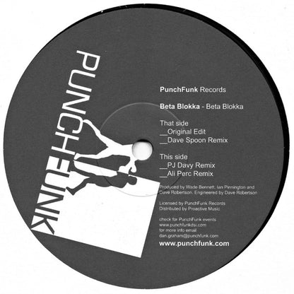 Beta Blokka : Beta Blokka EP (12", EP)