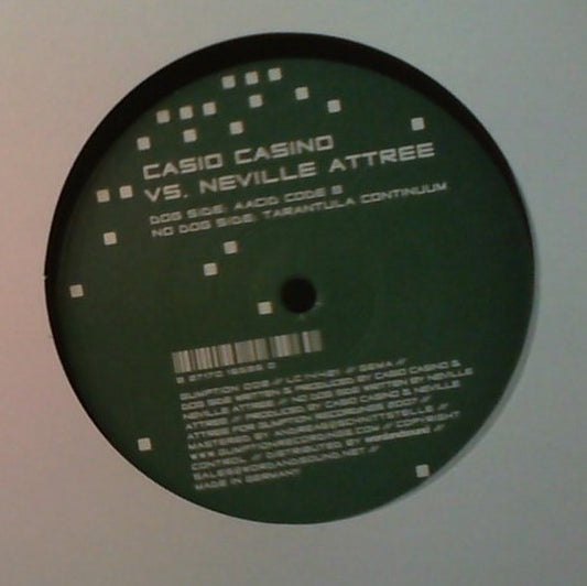 Casio Casino vs. Neville Attree : Tarantula Continuum (12")