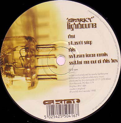 Sparky Lightbourne : Can't Stop (12")