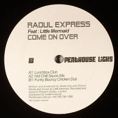 Raoul Express Feat. Little Mermaid : Come On Over (12")