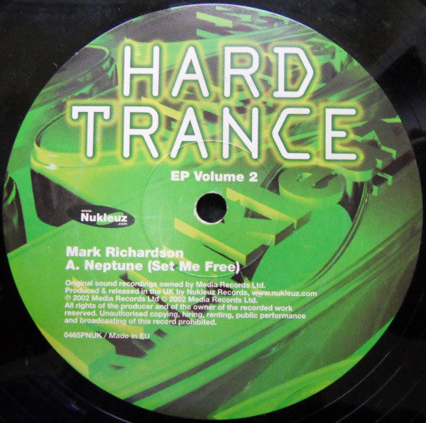 Mark Richardson / Carl Nicholson & James Lawson : Hard Trance EP Volume 2 (12", EP)
