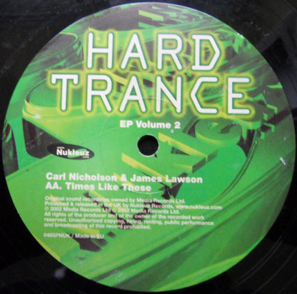 Mark Richardson / Carl Nicholson & James Lawson : Hard Trance EP Volume 2 (12", EP)