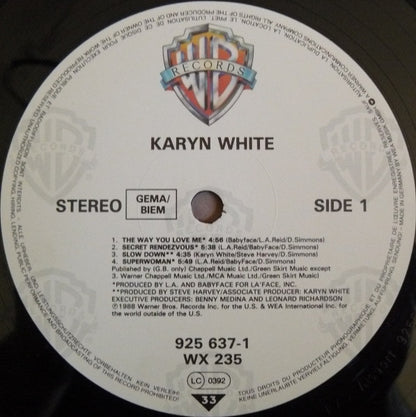 Karyn White : Karyn White (LP, Album)