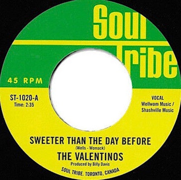 The Valentinos* / Gospel Classics* : Sweeter Than The Day Before / More Love, That's What We Need (7", Single)