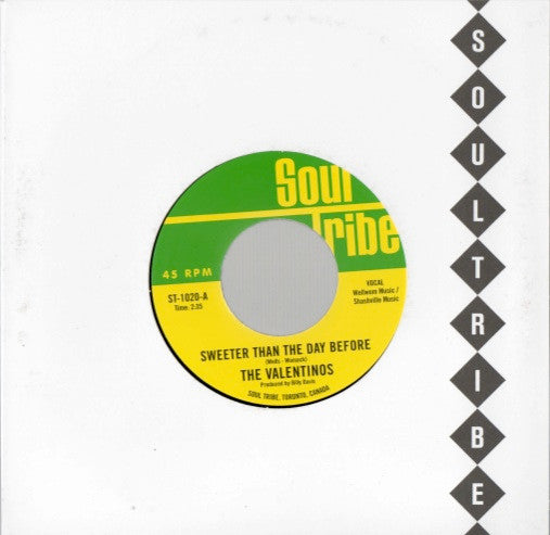 The Valentinos* / Gospel Classics* : Sweeter Than The Day Before / More Love, That's What We Need (7", Single)