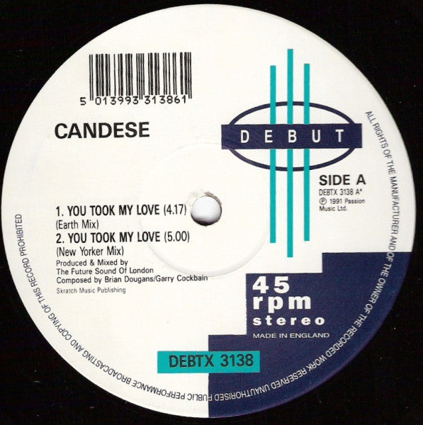 Candese : You Took My Love (12")