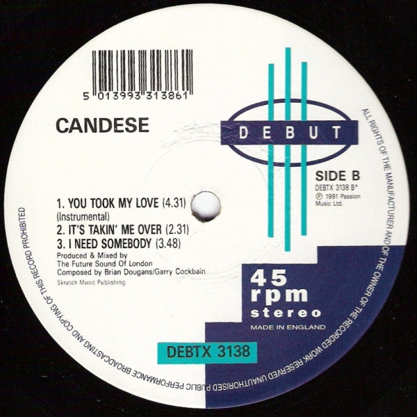 Candese : You Took My Love (12")