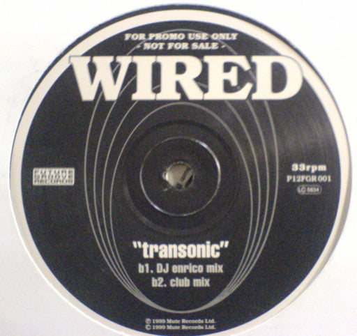 Wired : Transonic (12", Promo)