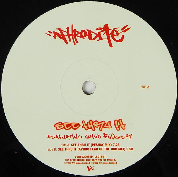 Aphrodite : See Thru It (12", Promo)
