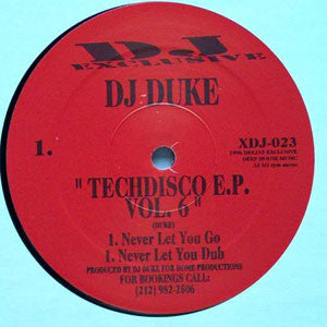 DJ Duke : Techdisco E.P. Vol. 6 (12", EP)