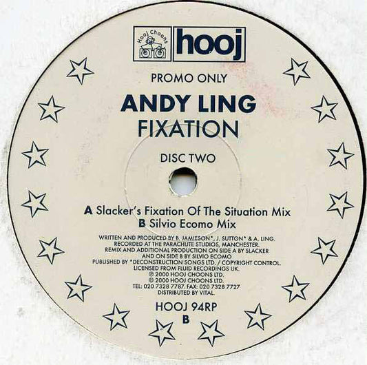 Andy Ling : Fixation (Disc Two) (12", Promo, 2/2)