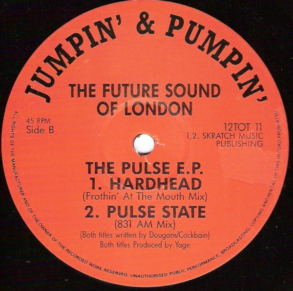 Indo Tribe & The Future Sound Of London : The Pulse E.P. (12", EP)
