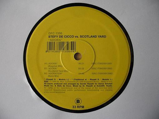 Stefy De Cicco vs. Scotland Yard : Adora (12")