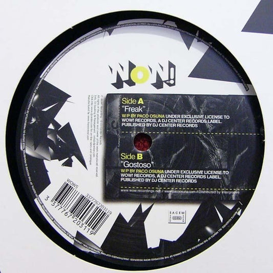 Paco Osuna : Freak Vs Gostoso (12")