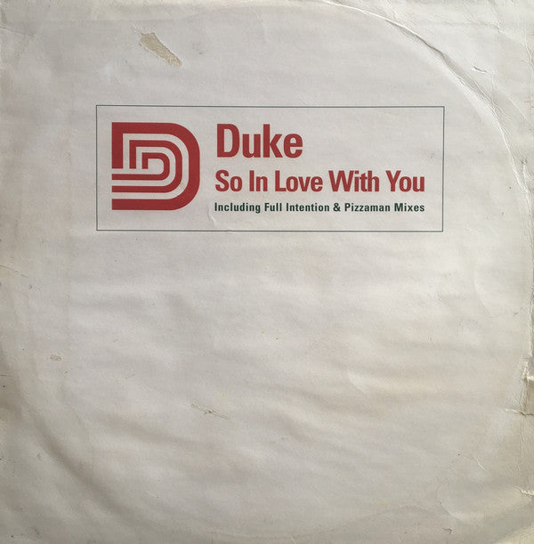 Duke : So In Love With You (12", Promo)