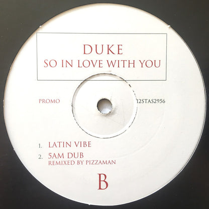 Duke : So In Love With You (12", Promo)