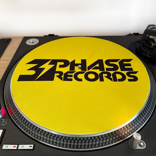 Slipmat - 3 Phase Yellow & Black